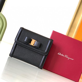 พรี​ ราคา3600 Ferragamo 22C911 หนังวัว กระเป๋า​บัตร กระเป๋าเงิน เหรียญ กระเป๋าสตางค์