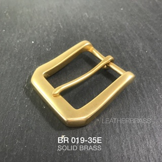 BR019-35E หัวเข็มขัดทองเหลือง ขนาด 35 มิล ** ราคาต่อชิิ้น** leatherbrass