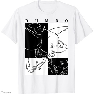 Hot sale Adult Clothes Dumbo High Contrast Portrait Panels T-Shirt Adult Tops  Tops cotton T-Shirt Christm เสื้อยืด