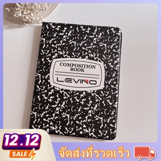 Composition book compatible  for เคสiPad 10.2 Gen8 9 2021 เคสไอแพด2020 Air4 10.9,11pro Case ไอแพด ใส่ปากกาได Air 5