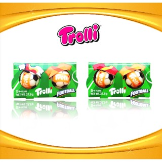 เยลลี่ ฟุตบอลโลก Jelly Football ตรา Trolli ของแท้100% ขนาด 37.6 และ 18.8 กรัม