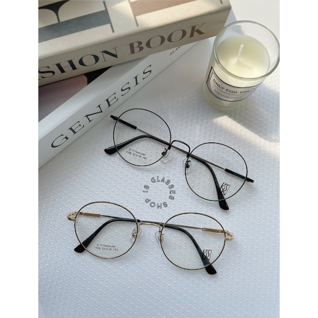 แว่นตาไททาเนียม แบรนด์ JSK รุ่น 1108 แว่นตาTITANIUM กรอบแว่นตา แว่นjsk กรอบแว่นตาไทเทเนียม Memory titanium