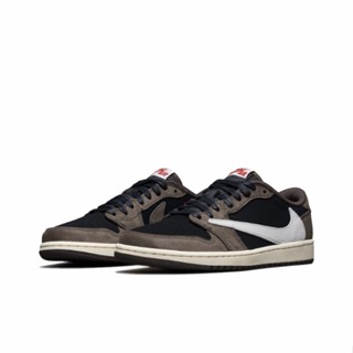 Travis Scott X Air Jordan 1 Low OG TS SP ของแท้ 100%