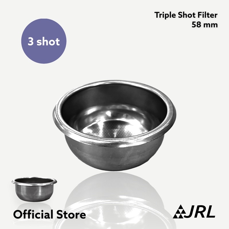 JRL Triple Shot Filter 3 shot 58 mm ฟิลเตอร์ 3 ช็อต 58 มม (ผงกาแฟ~22 กรัม)