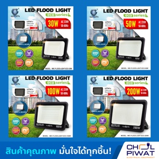 IWACHI สปอร์ตไลท์ LED 220V ไฟกลางแจ้ง Flood Light สปอตไลท์ Spotlight LED แสงสีขาว DAYLIGHT โคมไฟติดภายนอก กันน้ำ