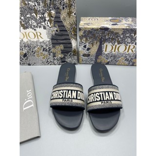 🔥ผ่อนได้🔥รองเท้าแตะ Dior Dway Slide Size 36 - 40 cm งาน Hiend อุปกรณ์ : Full Box Set