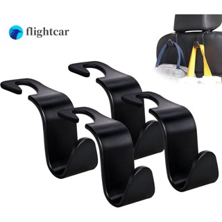 Flightcar ตะขอแขวนเบาะหลังรถยนต์ แบบหนา แข็งแรง 4 ชิ้น