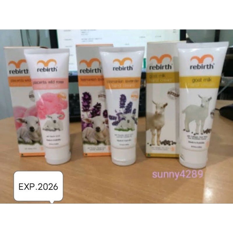 ของแท้🇦🇺ครีมทามือ รกแกะ Rebirth  Placenta Tasmanian Lavender  Hand Cream with Vitamins A,C,E 75ml