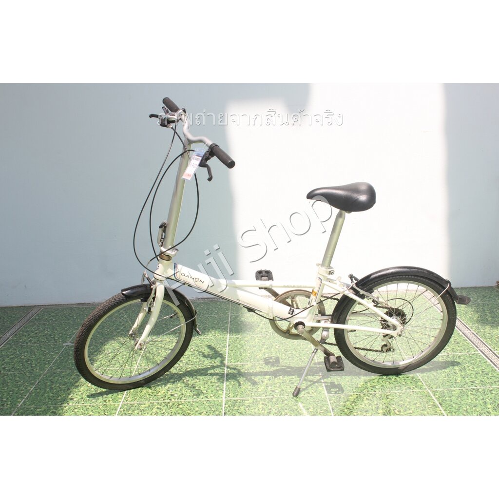 จักรยานพับได้ญี่ปุ่น - ล้อ 20 นิ้ว - มีเกียร์ - โครโมลี่ - Dahon Impulse D6 - สีขาว [จักรยานมือสอง]