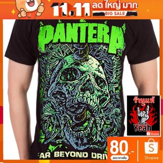 เสื้อวง Pantera เสื้อ แพนเทอรา ร็อคในตำนาน ลายอมตะ เสื้อวินเทจ RCM1206