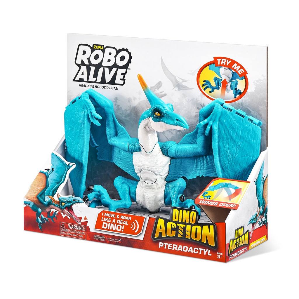 ของเล่น Robo Alive Dino Action Pterodactyl โดย ZURU
