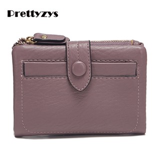 2022 Fashion Pu Leather Wallet Women Korean Short Womens Mini Wallet Version Card Holder Coin Purse