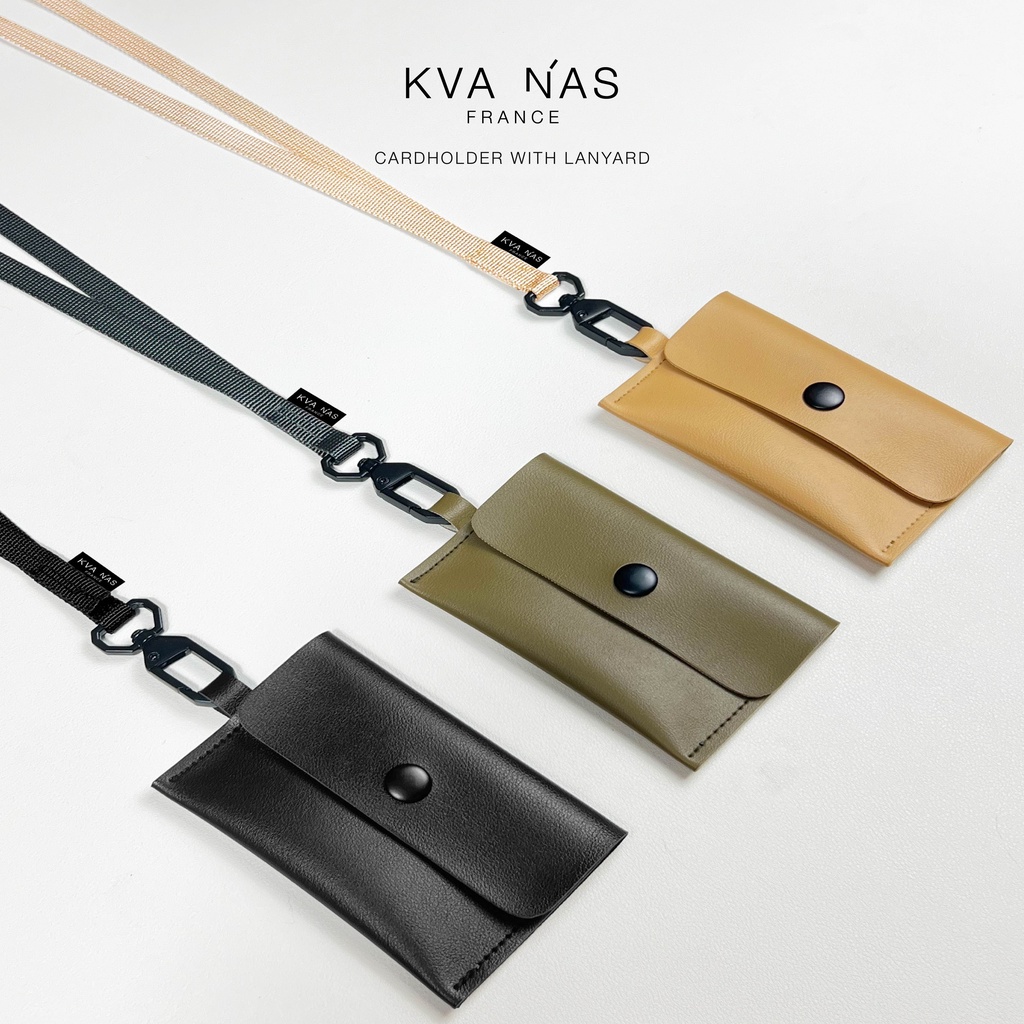 ที่ใส่บัตรพร้อมสายคล้องคอ CARDHOLDER WITH LANYARD เก็บบัตรและสิ่งจำเป็นของคุณไว้ใกล้ตัวด้วยที่ใส่บัต