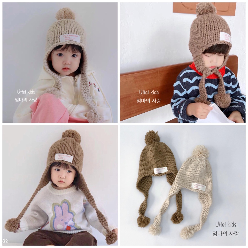 ( OVER 3 ปี OLD ) หมวกผู้หญิงสไตล์เกาหลีสําหรับเด็กผู้หญิงและเด็กผู้ชาย SUITABLE สําหรับ CHILDREN OV