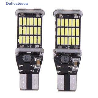 [Delicatesea] หลอดไฟถอยหลังรถยนต์ LED T16 T15 921 W16W 2 ชิ้น