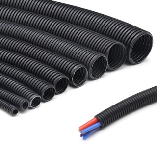 5/10M 7.5mm~34.5mm PP Insulated Corrugated Pipe Wire Hose Threading Hose Plastic Corrugated Pipe Tube Protective Sleeve ปลอกหุ้มท่อลูกฟูก พลาสติก PP ขนาด 7.5 มม.~34.5 มม.