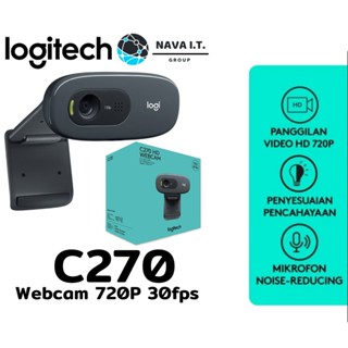 COINSคืน15%⚡FB9JMZV6⚡ LOGITECH C270 720P 30FPS WEBCAM ประกัน 2 ปี