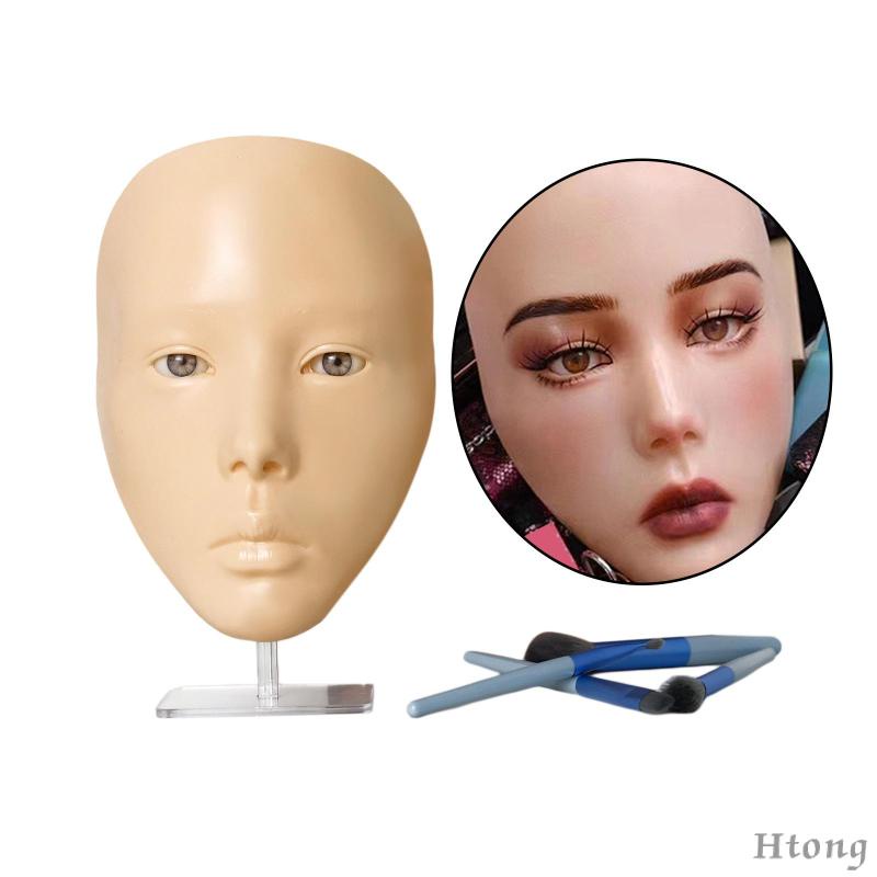 [Htong] แผ่นบอร์ด แบบนิ่ม ใช้ซ้ําได้ สําหรับฝึกแต่งหน้า