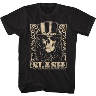 Cream Skull In Top Hat Slash T-Shirt เสื้อคนอ้วน เสื้อวินเทจผญ