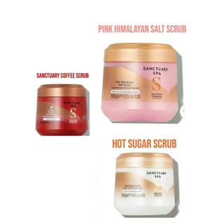 พร้อมส่งค่ะ แท้ 💯Sanctuary  Spa Signature  Collection Hot Sugar,Coffee,Salt Scrub 300 ml.