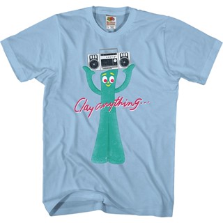 Clay Anything Gumby T-Shirt เสื้อวินเทจชาย เสื้อคนอ้วน เสื้อยืดสีพื้น เสื้อยืดชาย