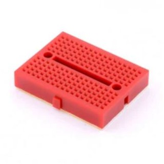 Breadboard SYB-170 แบบ 170 holes บอร์ดทดลอง โพรโตบอร์ด [ สีแดง ]