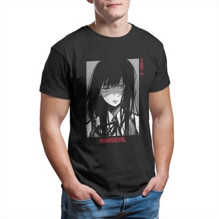 oversize T-shirt เสื้อยืดแขนสั้น คอกลม ผ้าฝ้าย พิมพ์ลายการ์ตูนอนิเมะ Asa Mitaka War Devil Chainsaw Man เหมาะกับของขวัญ ส