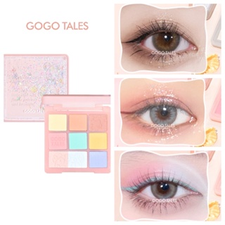 Shiny GOGO TLES พาเลทอายแชโดว์ 6 สี อายแชโดว์ ไฮไลท์ เนื้อแมตต์ กลิตเตอร์ แวววาว eyeshadow