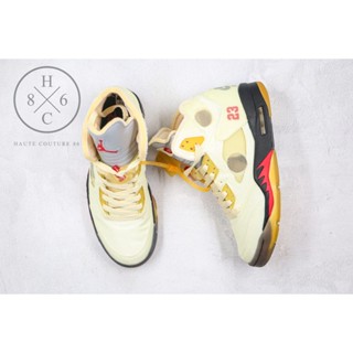 Off-white x Air Jordan 5 “Sail” 9C25