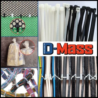 เคเบิ้ลไทร์ยาว 10 นิ้ว(250mm) Nylon Cable Tie สายรัดเคเบิ้ลไทร์อย่างหนา สีขาว สีดำ ยกแพ็คห่อใหญ่ 500, 1000, 2000 เส้น