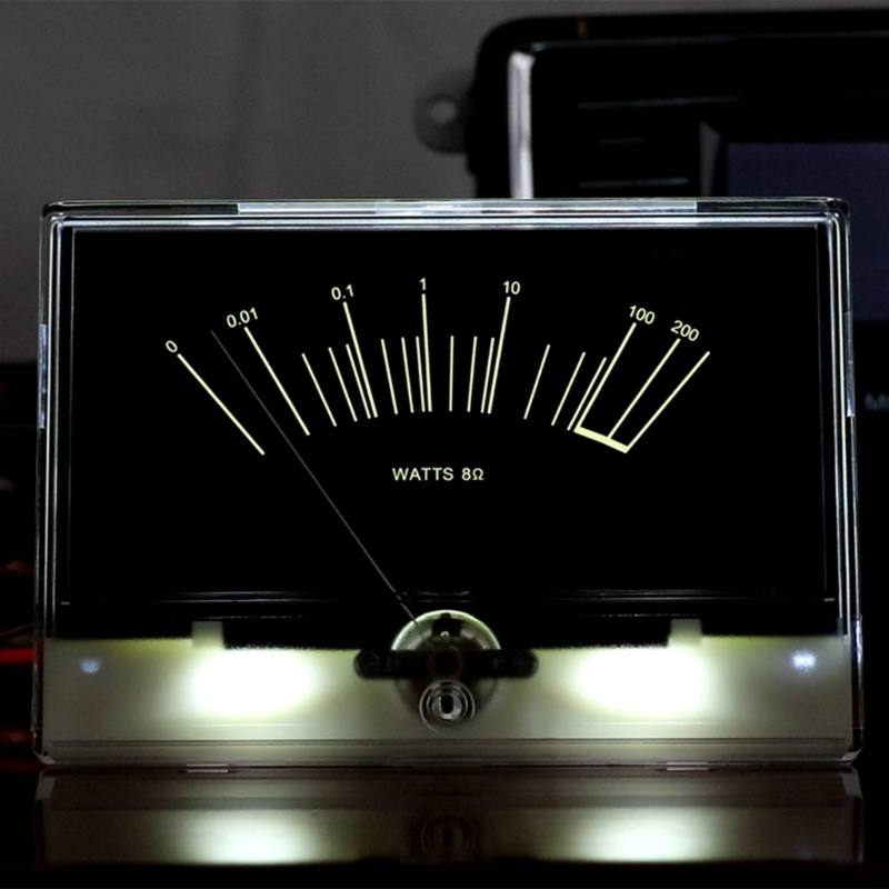 Nev ʚɞ VU-Ammeter Meter Header Power สเตอริโอความแม่นยําระดับเครื่องขยายเสียง-Meter Digital-Discharg