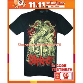 เสื้อวง Slipknot เสื้อวงร็อค เมทัล สากล เสื้อวินเทจ สลิปน็อต SKT1753