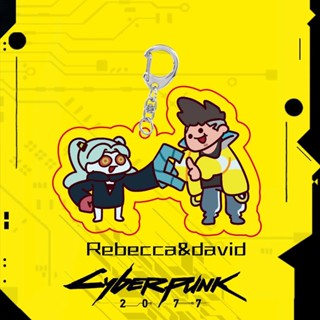 【CACG】CYBERPUNK EDGE RUNNERS David Lucy Rebecca Q Version พวงกุญแจคริลิค