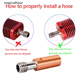 Magicalhour ^ ^ CR10 Bi-Metal Heatbreak โลหะผสมไทเทเนียมทองแดงคอเรียบ 1.75 มม. เบรกความร้อน * new