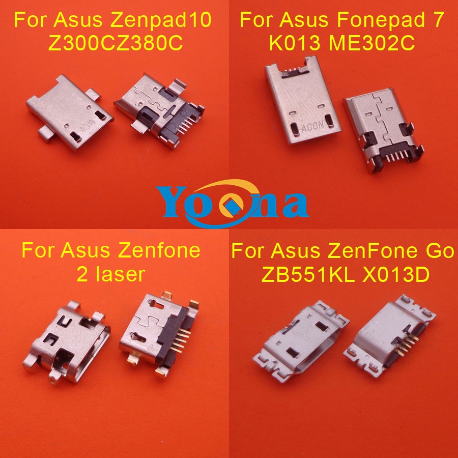 5pcs สําหรับ ASUS Zenpad 10 Z300C Z300CG CL P023 8.0 Z380 Z380 Z380C Fonepad 7 ME372CG K013 micro US