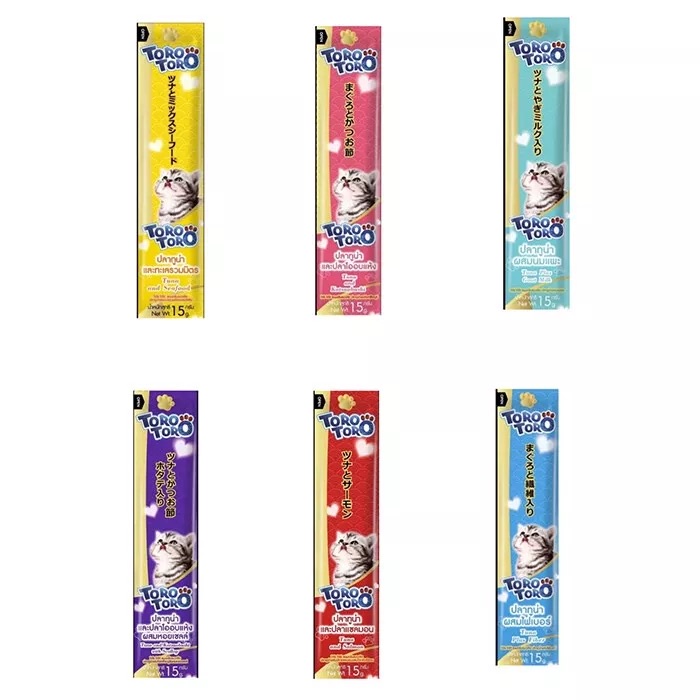 ขนม Toro Toro ขนมแมวเลีย 15 กรัม