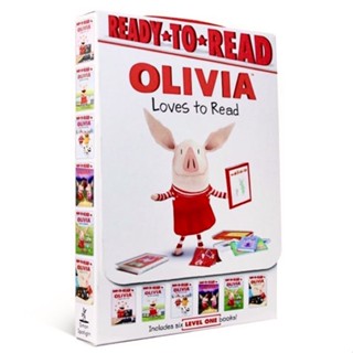 Ready to Read Olivia Loves to Read 6 books Set, Ages:4-6