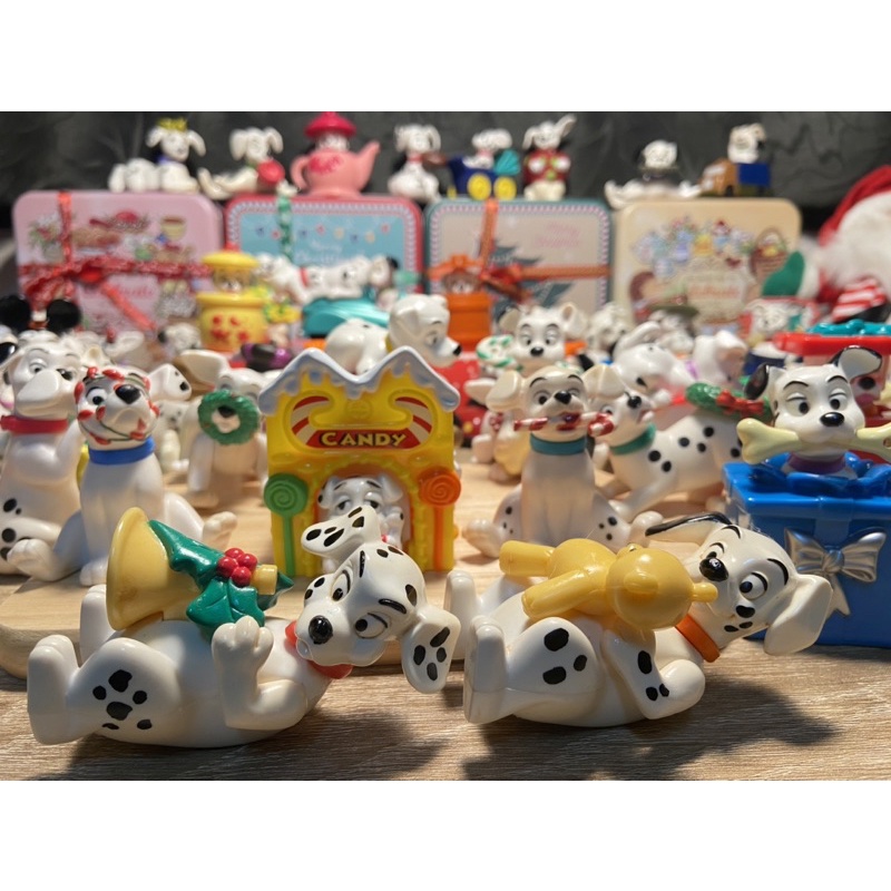 101 Dalmatians ครบชุด  102 Dalmatians ปี1999 ของเล่น McDonald Happy Meal พร้อมกล่องกิฟท์เซท