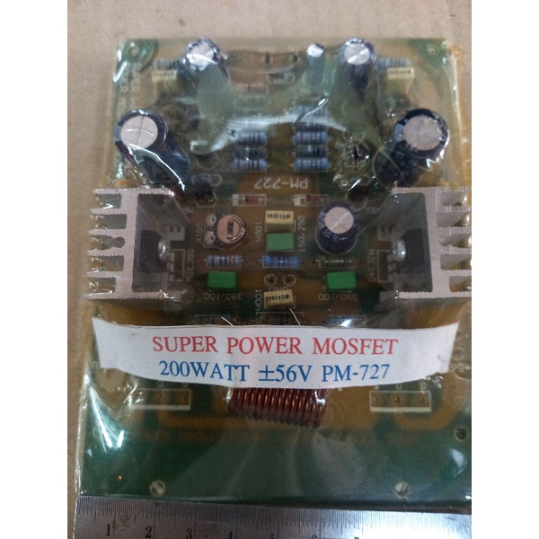 บอร์ดเครื่องขยายเสียง#ปริ้นไดร์#PM-727 200W ATT 56V #ขยาย MAIN#SUPER POWER MOSFET (E9466)