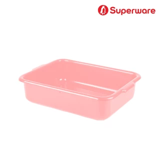 Srithai Superware กระบะเก็บจาน กะละมังพลาสติกสี่เหลี่ยมอเนกประสงค์ รุ่น M-75