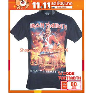 เสื้อวง Iron Maiden เสื้อวงร็อค เมทัล สากล เสื้อวินเทจ ไอเอิร์นเมเดน ไอร่อน IRN1771