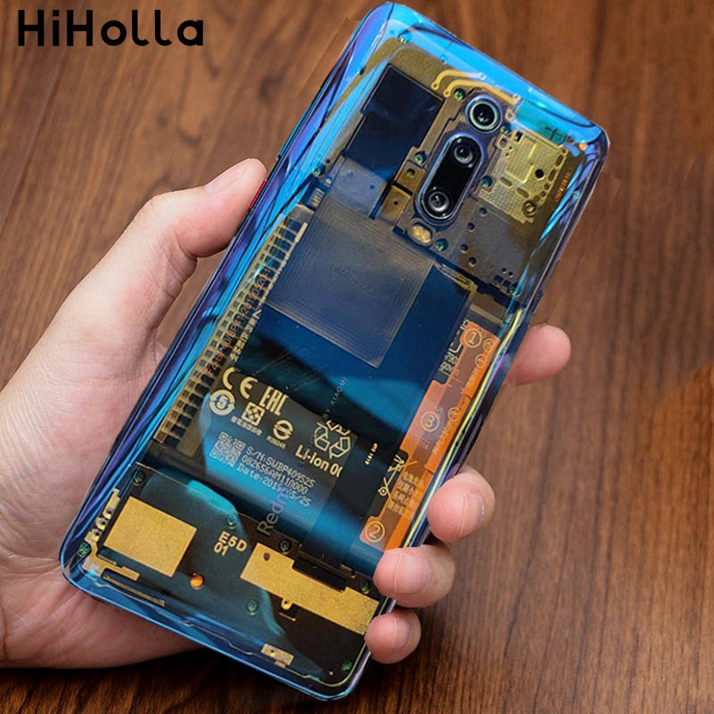 กระจกใสฝาหลังสําหรับ Xiaomi Redmi K20 Pro Mi 9T แบตเตอรี่ด้านหลังแผงเปลี่ยน + สติกเกอร์