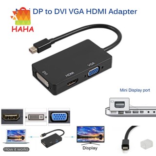 อะแดปเตอร์ Thunderbolt to HDMI VGA DVI ขนาดเล็ก สําหรับ MacBook Pro Mac Air