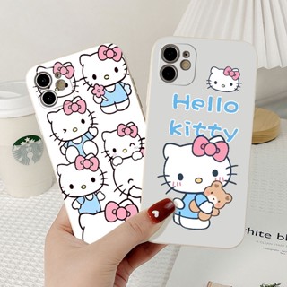 เคสโทรศัพท์มือถือ ซิลิโคนนิ่ม ป้องกันกระแทก ลาย Hello Kitty สําหรับ Huawei Y5 2018 Y7 Pro Y9 Prime 2019 Y5P Y6P Y7P Y6S Huawei P20 P30 Lite Pro