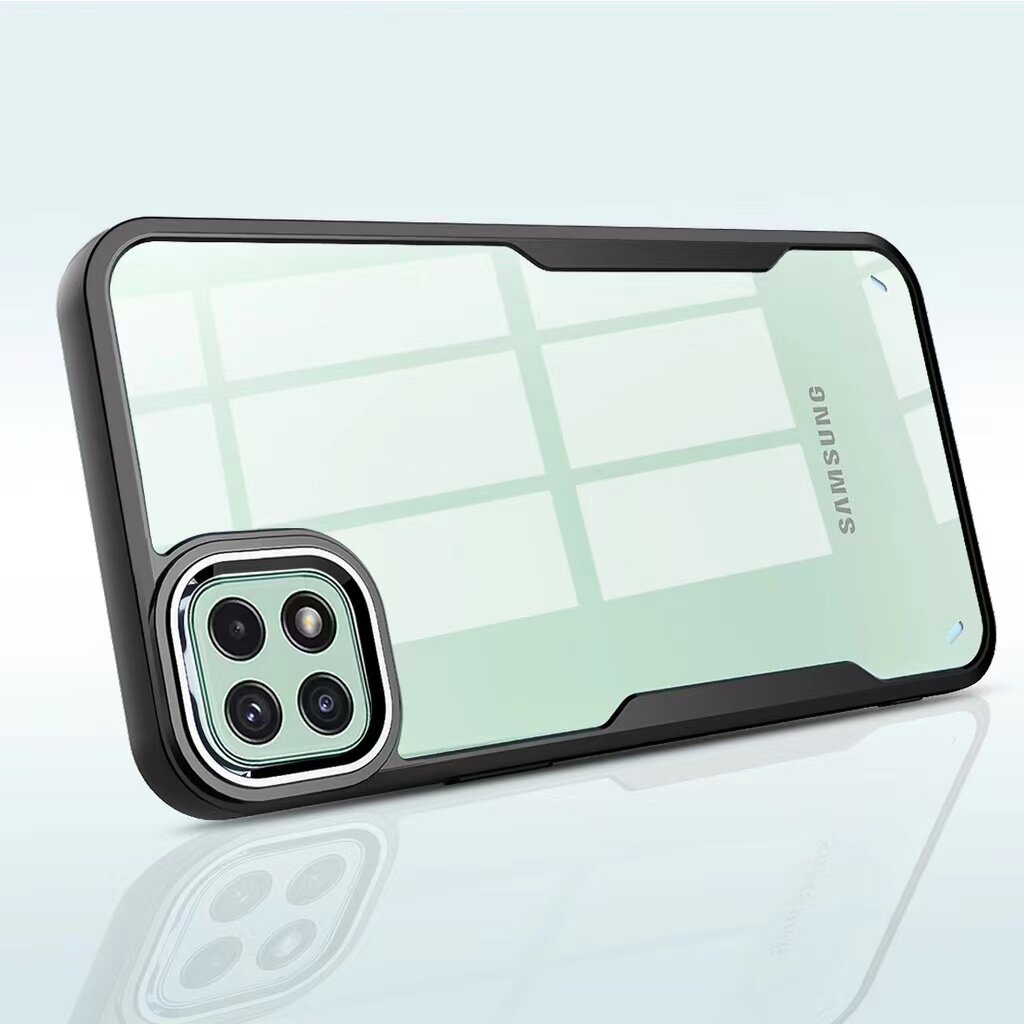 ส่งจากไทย Case For Samsung A06/A16/A55/A35/A25/A05S/A05/A12/A22 5G เคสหลังใส กันกระแทก ขอบนิ่มหลังแข็ง PC+TPU
