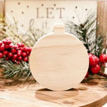 [FudFudAR] ฝุด-ฝุด-อะ Ornament Shaped ของประดับ ไม้สน Christmas Cutout Wood Blanks Craft DIY