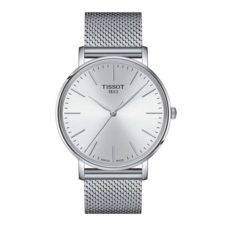 Tissot Everytime ทิสโซต์ เอฟวรี่ไทม์ สีขาว T1434101101100 นาฬิกาผู้ชาย