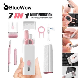 Bluewow 7-in-1 ชุดแปรงทําความสะอาดแป้นพิมพ์คอมพิวเตอร์ หูฟัง สําหรับชุดหูฟัง