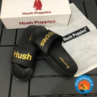 Hush PUPPIES รองเท้าแตะสไลด์ 2 ข้อความ คุณภาพพรีเมี่ยม สําหรับผู้ชาย และผู้หญิง