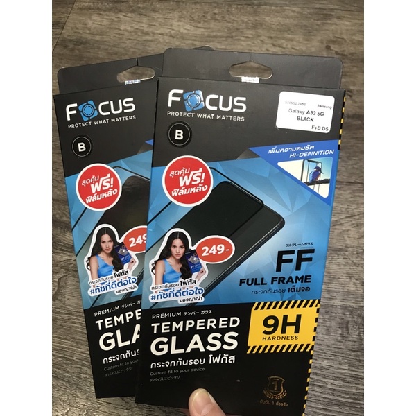 ฟิล์มกระจกใสเต็มจอFocusสำหรับSamsung Note10 lite,S10 lite,S21 FE